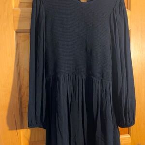 Old Navy Black Long Sleeve Dress
